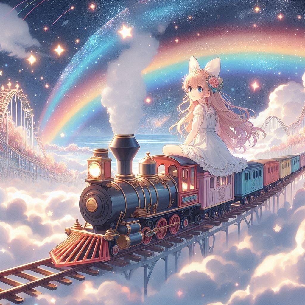 夢の国への鉄道の旅