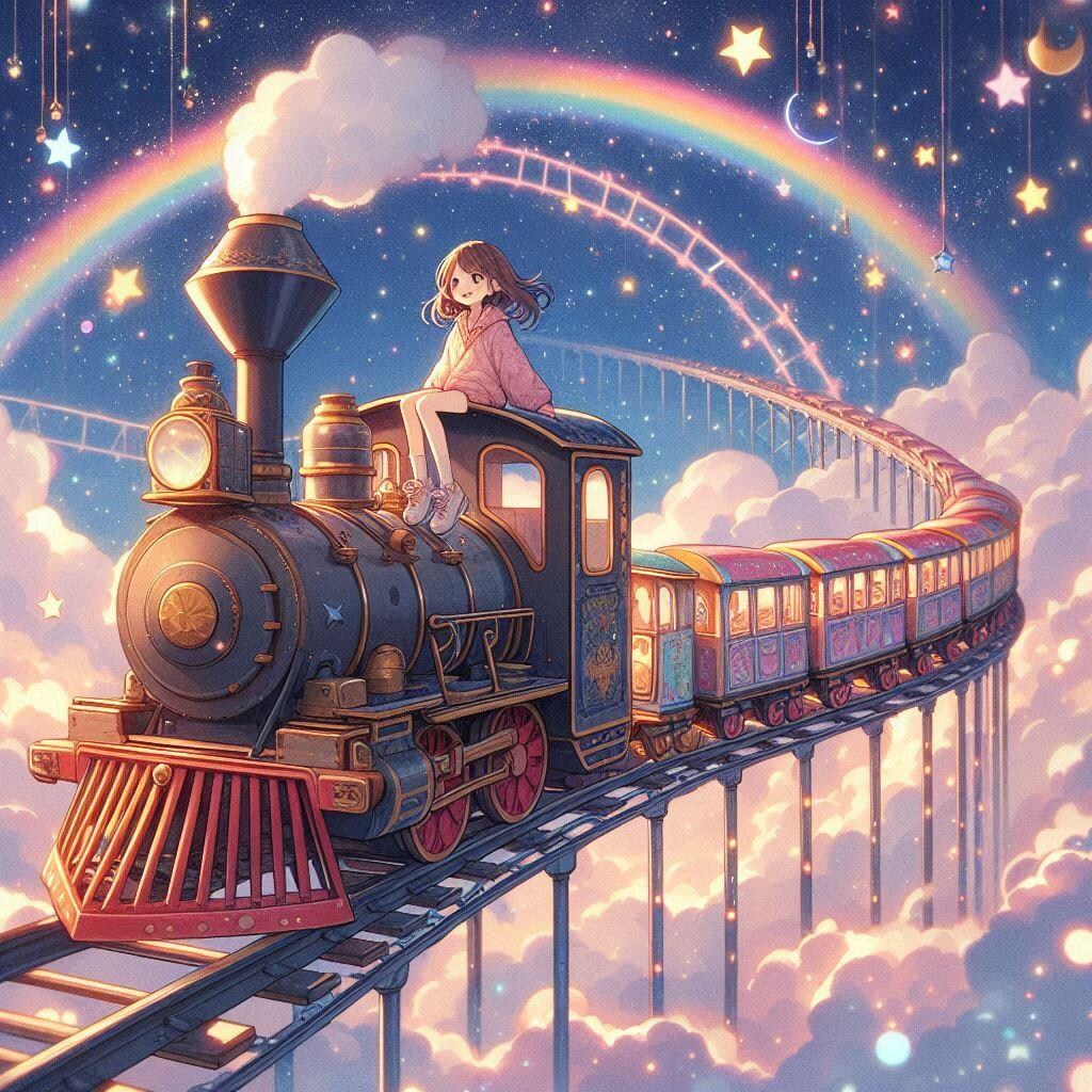 夢の国への鉄道の旅