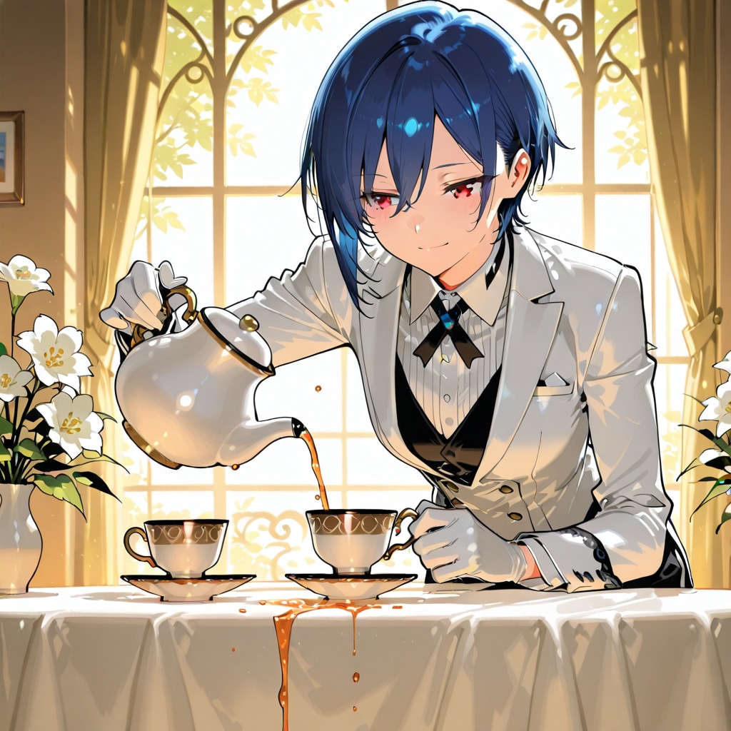 ポンコツ男装執事見習い_PHOENIX | の人気AIイラスト・グラビア