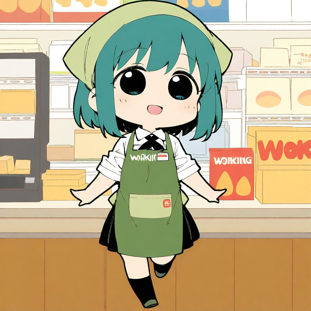 ちびっこスーパー店員