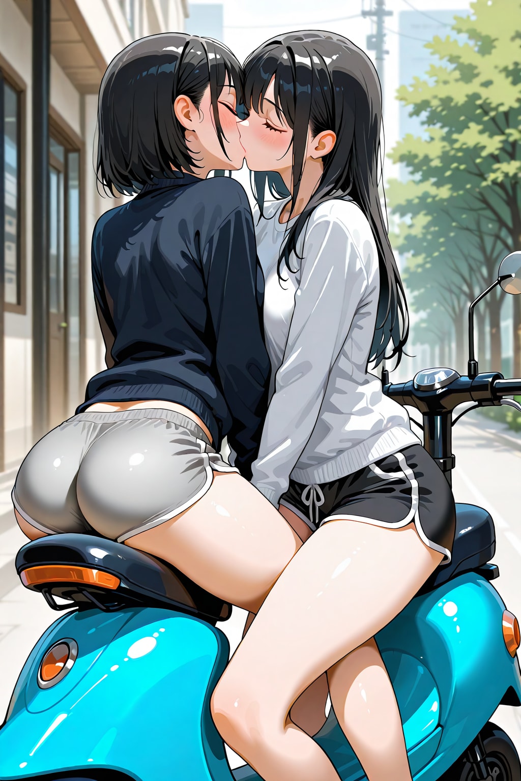 バイクで百合_LILY