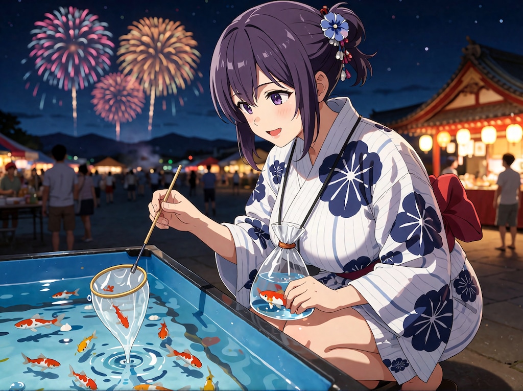 キミと金魚すくい