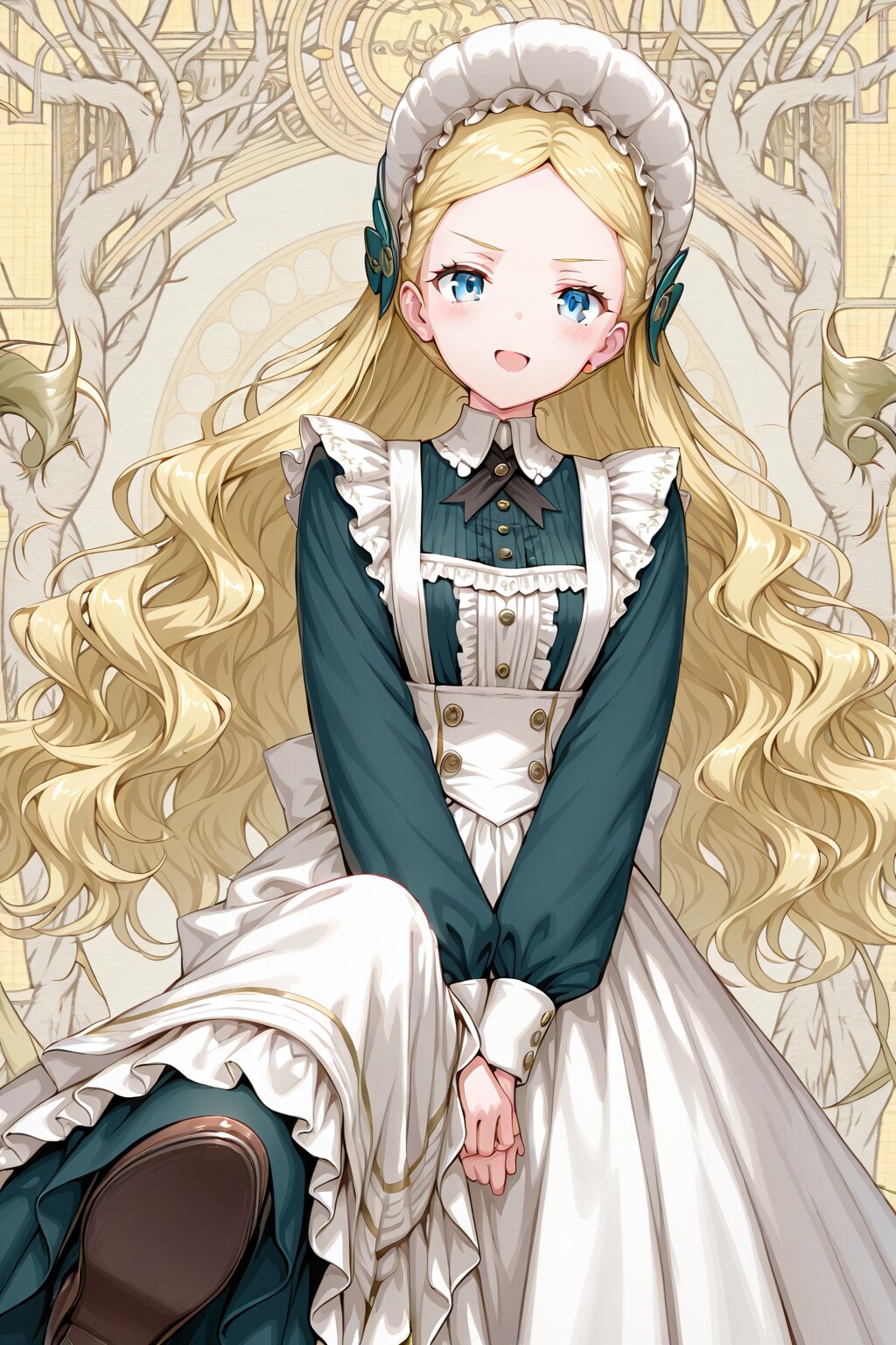 足技に長けたメイドさん