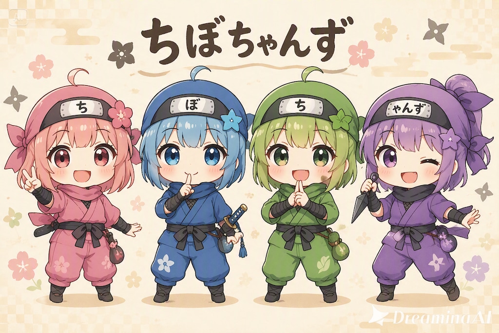 忍者ちぼちゃんず…？