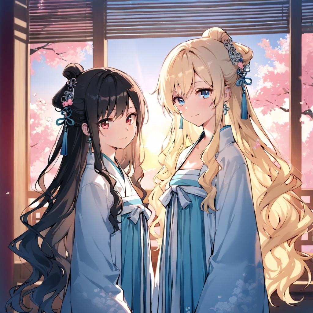 漢服ちちぷいコンビ