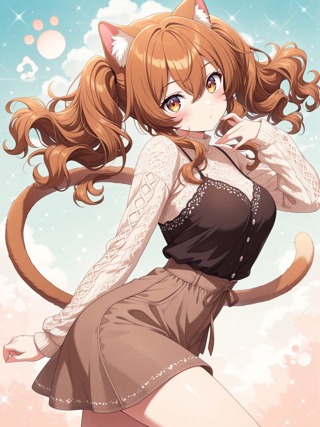 ツインテなうちの子
