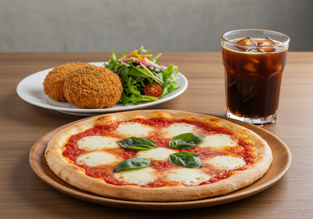 深夜食堂のマルゲリータセット