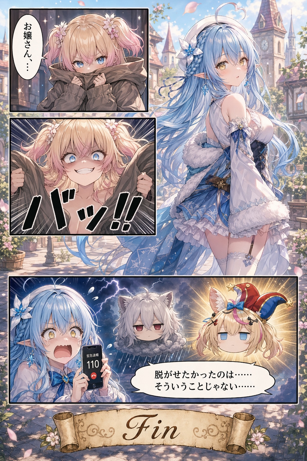 北風と太陽と…