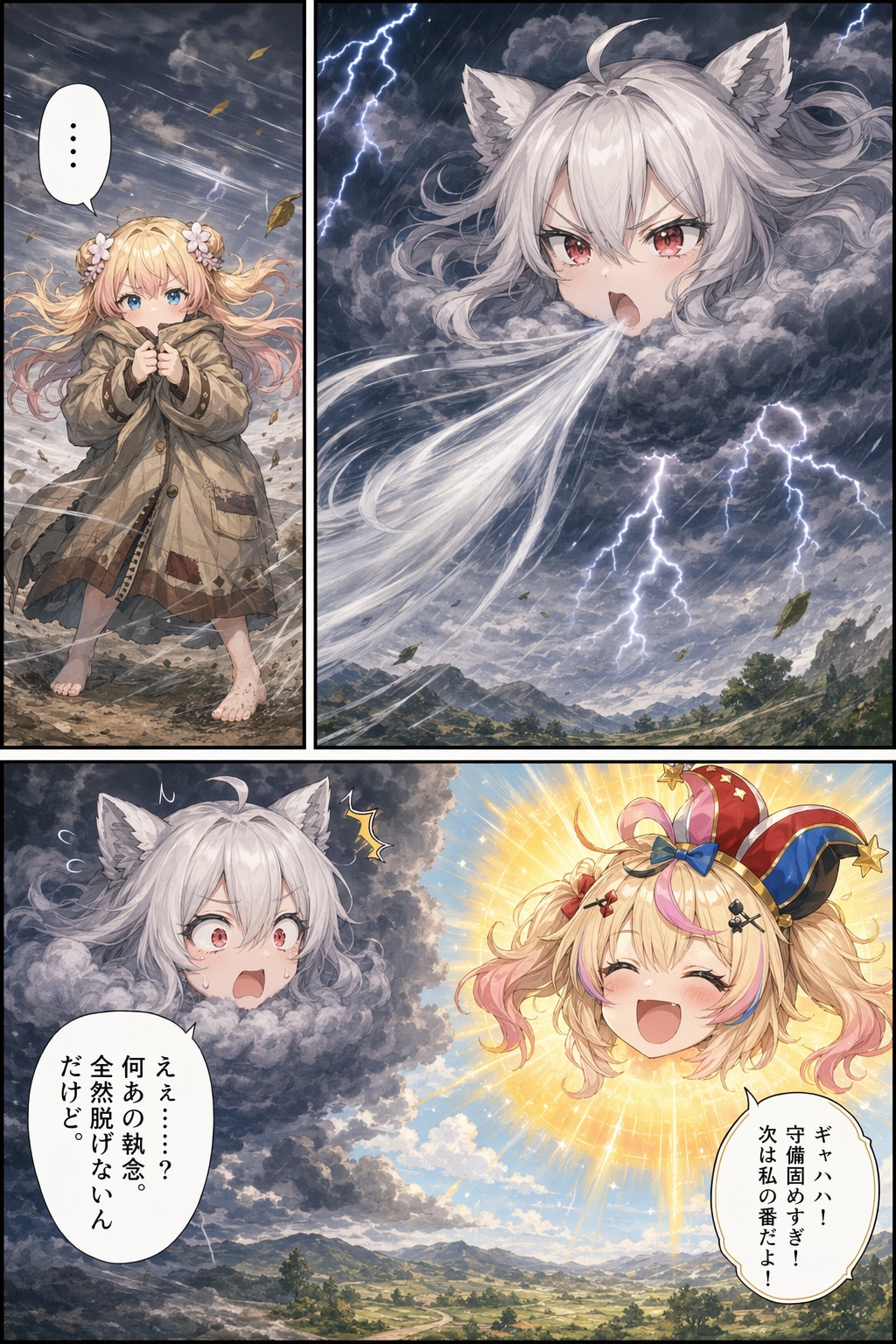 北風と太陽と…