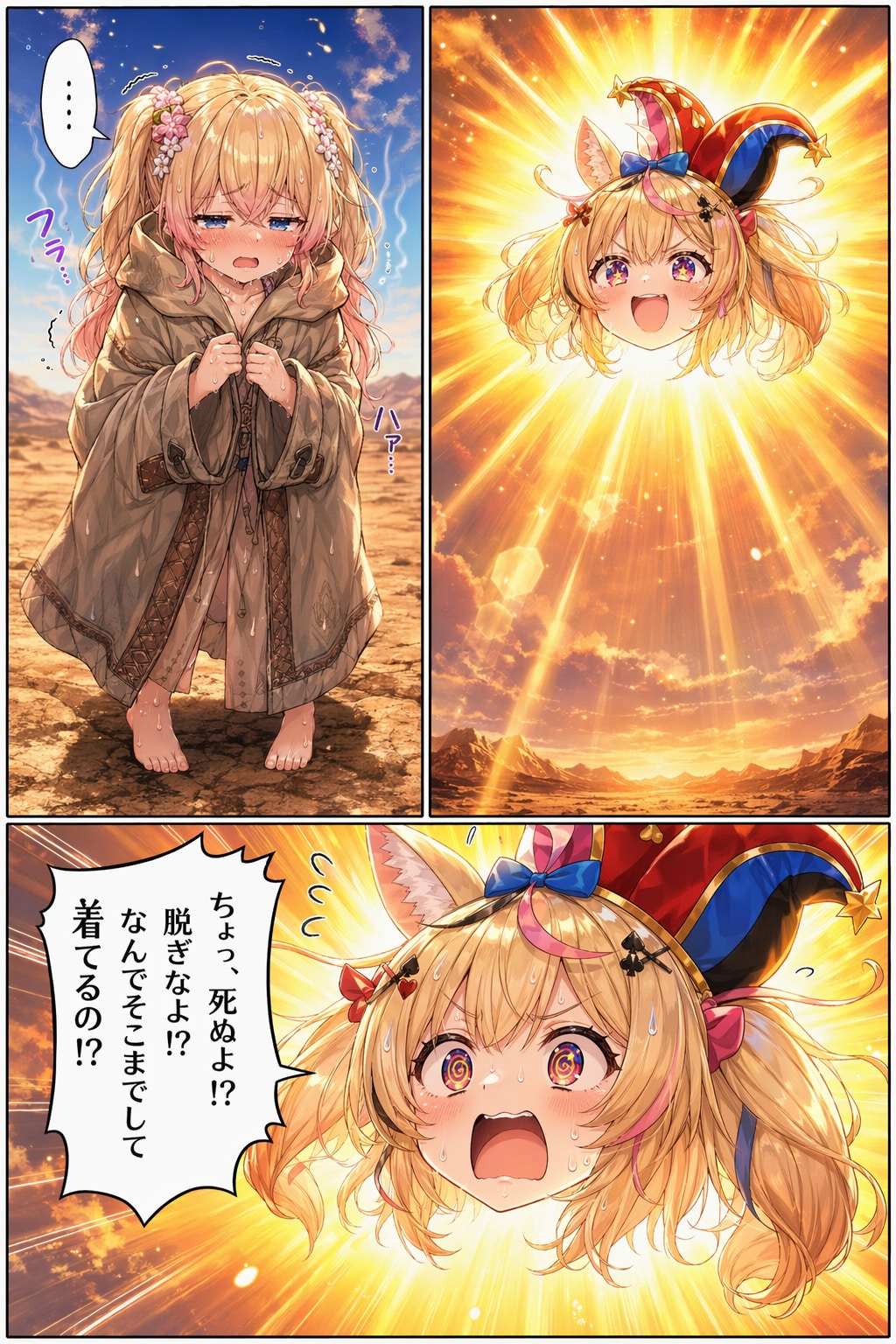 北風と太陽と…