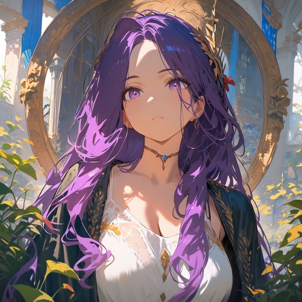 紫髪の女の子