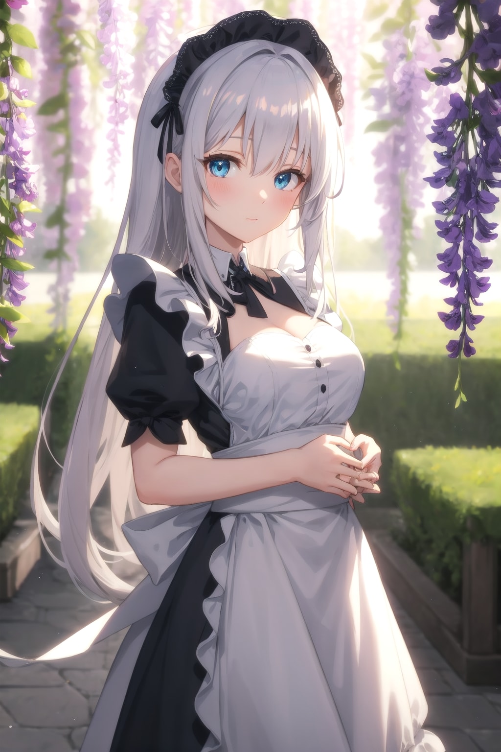 メイドの朝は静かに微笑む