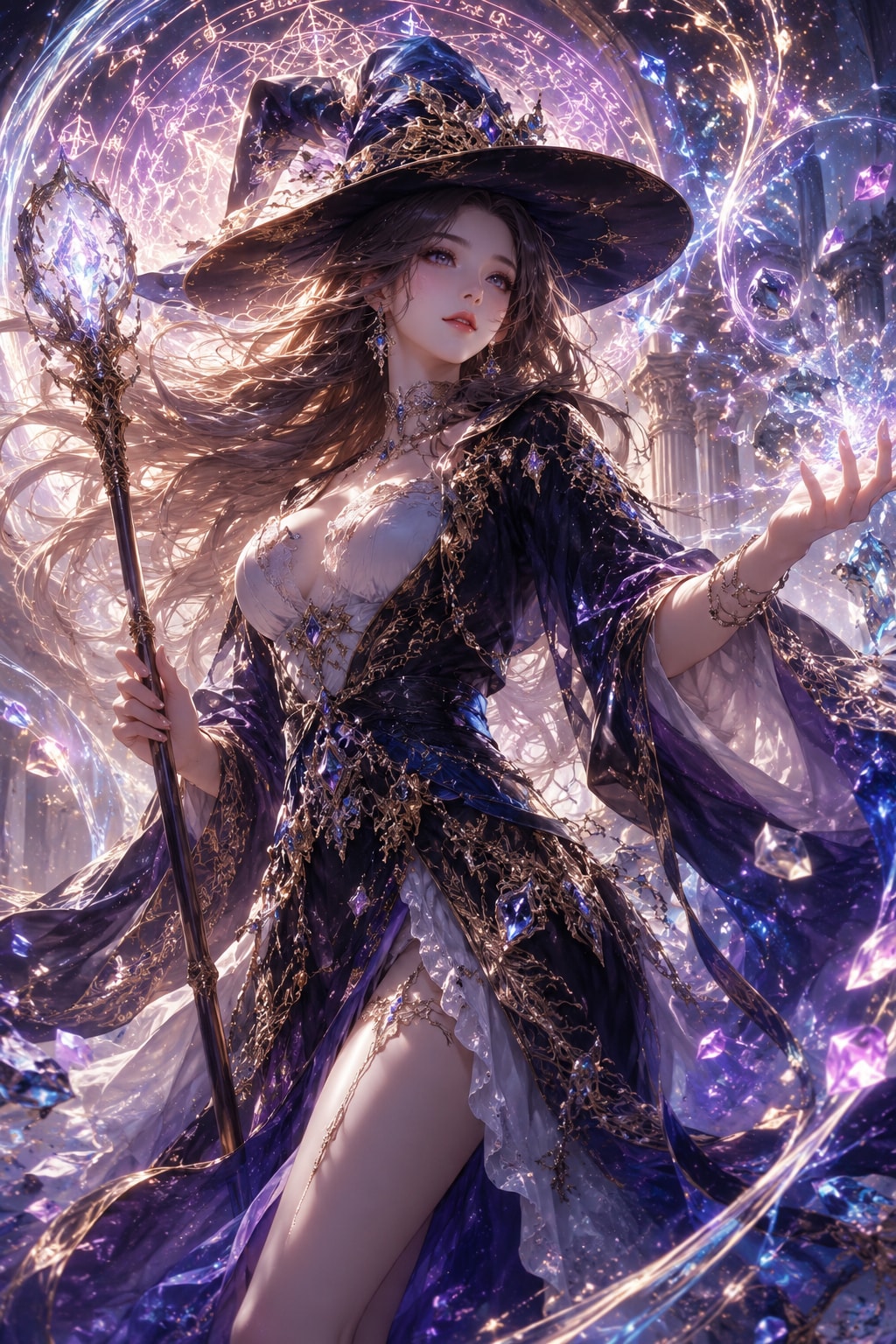 綺麗な魔法使いさんのお姉さんパート91 | の人気AIイラスト・グラビア