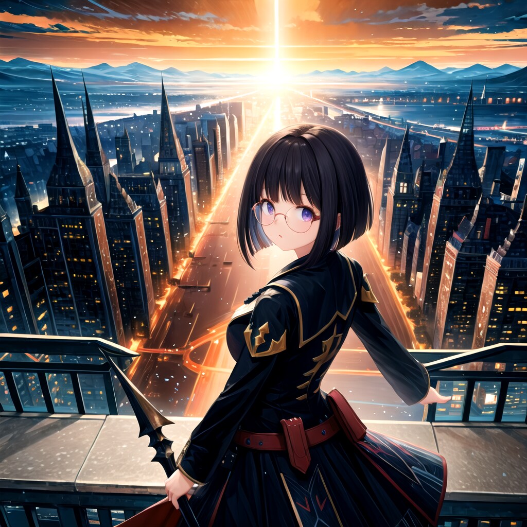 昼の終わり。黄昏と夜を経て夜明けが来るんだ | の人気AIイラスト・グラビア