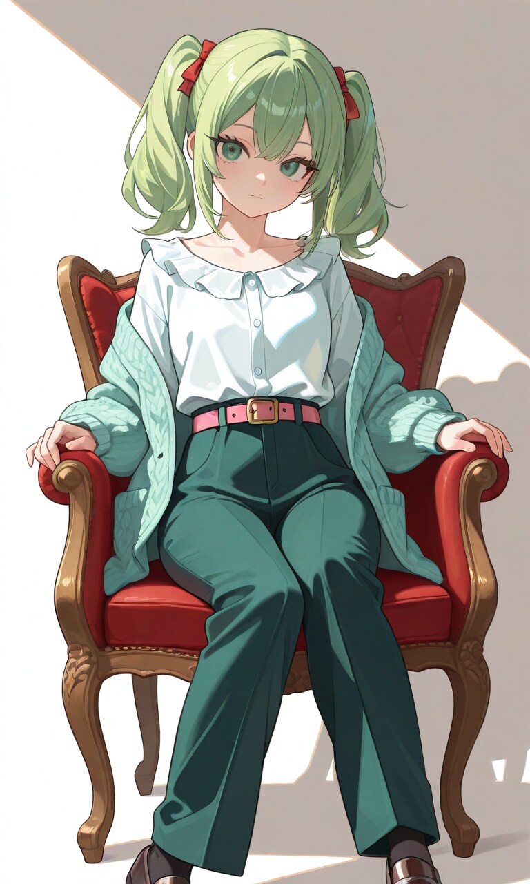 あおいちゃんの春色コーデ