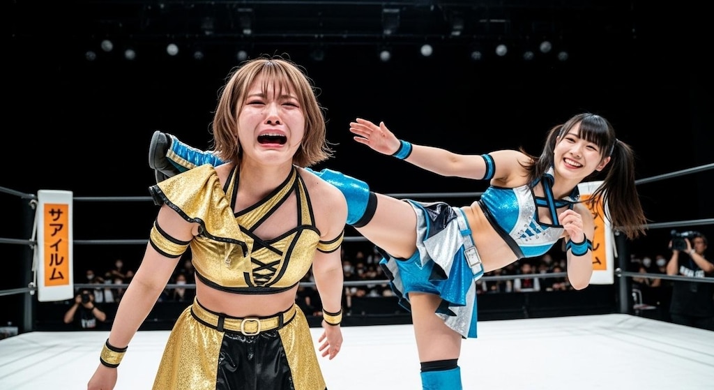 NAOKO(30) VS MIKURU(18) ①『キック』