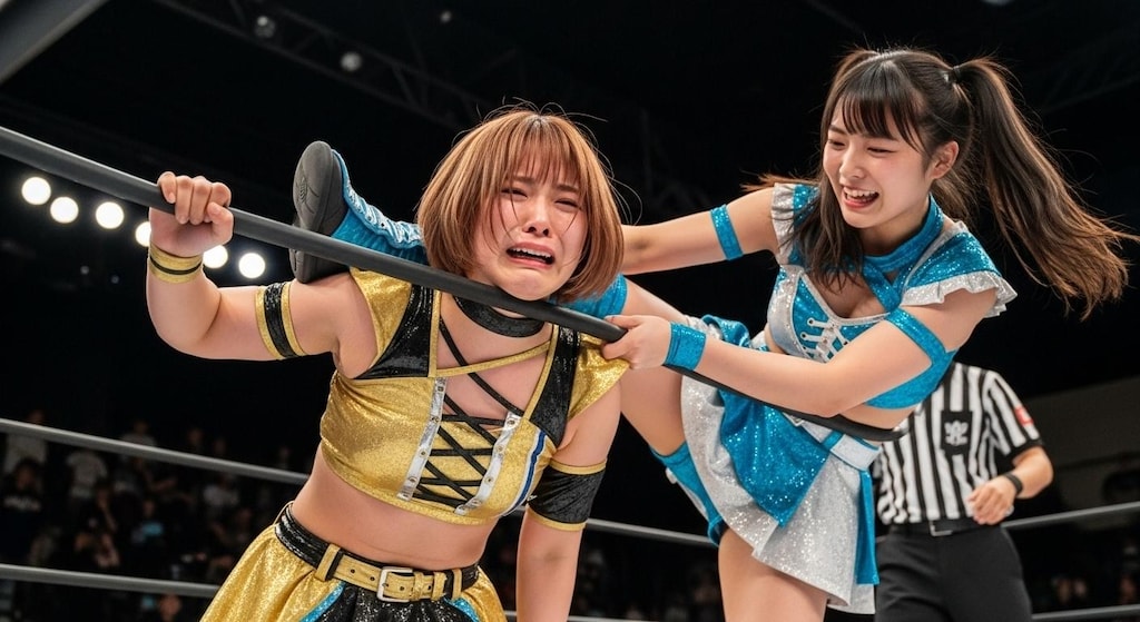 NAOKO(30) VS MIKURU(18) ①『キック』