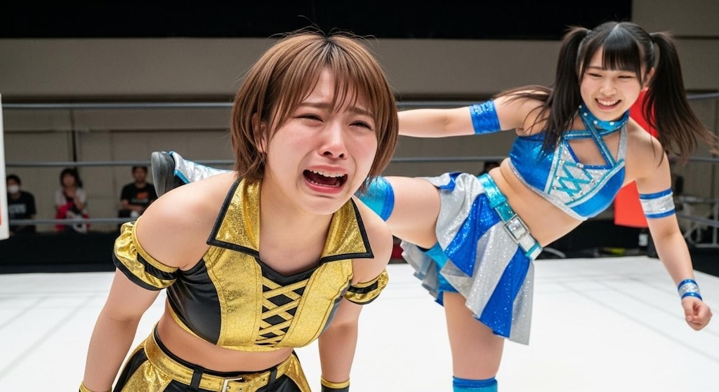 NAOKO(30) VS MIKURU(18) ①『キック』