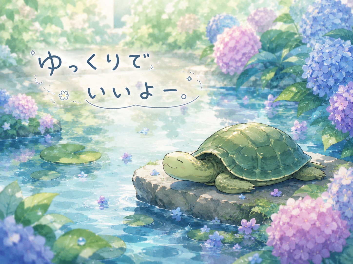 ゆっくりでいいよー