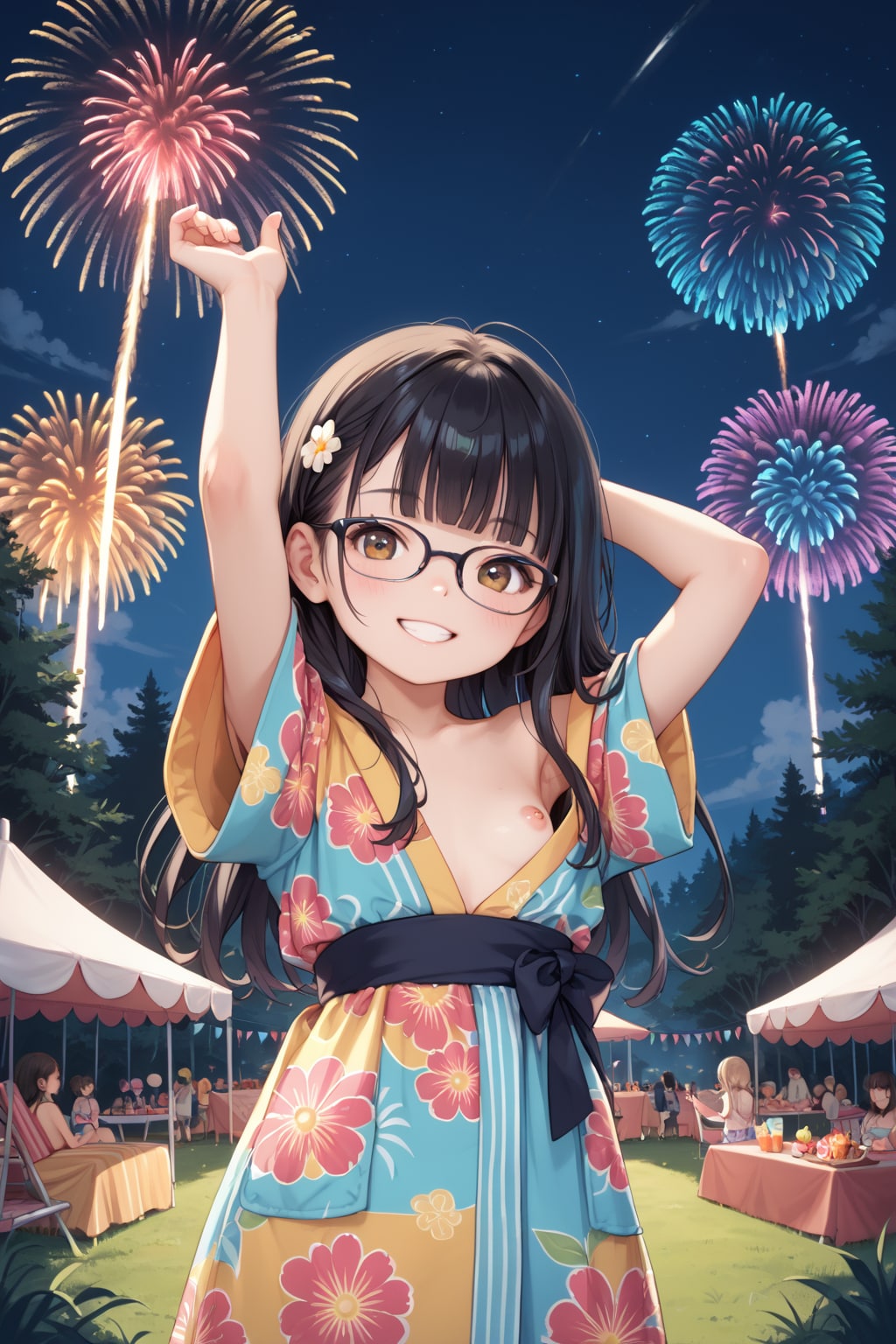 花火大きいね～