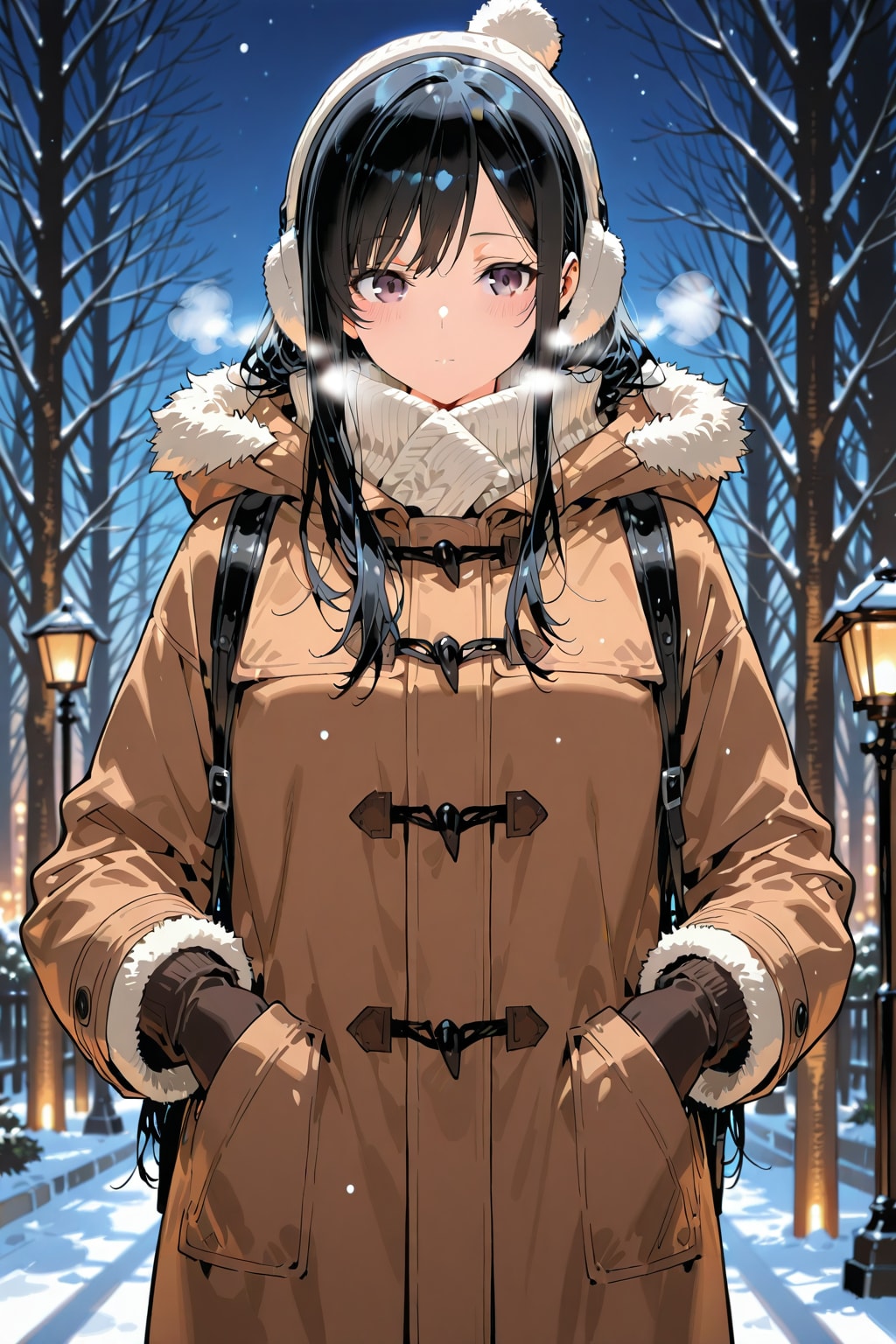 冬の美少女 | の人気AIイラスト・グラビア