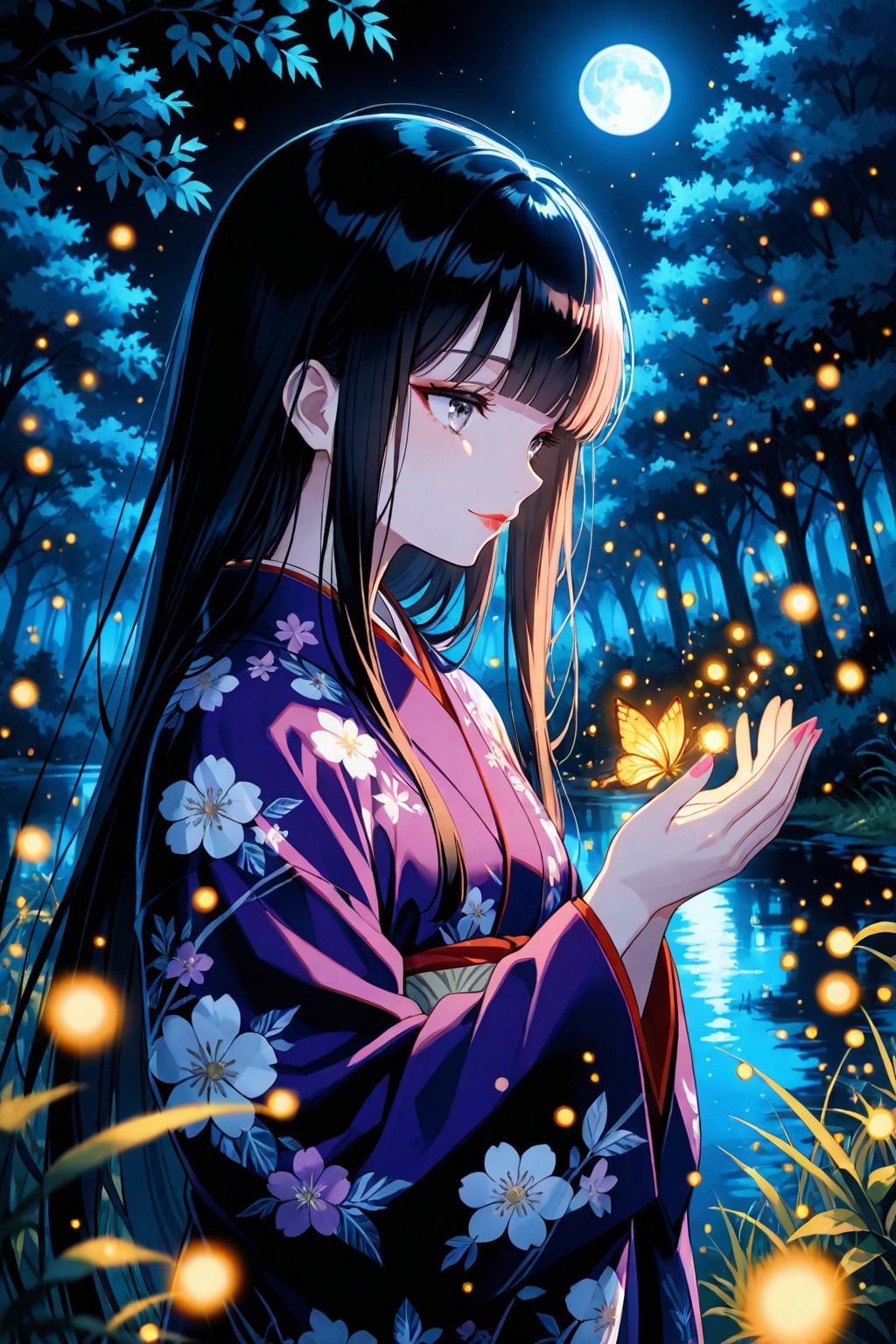 【没】蛍と月【違う、そうじゃない】