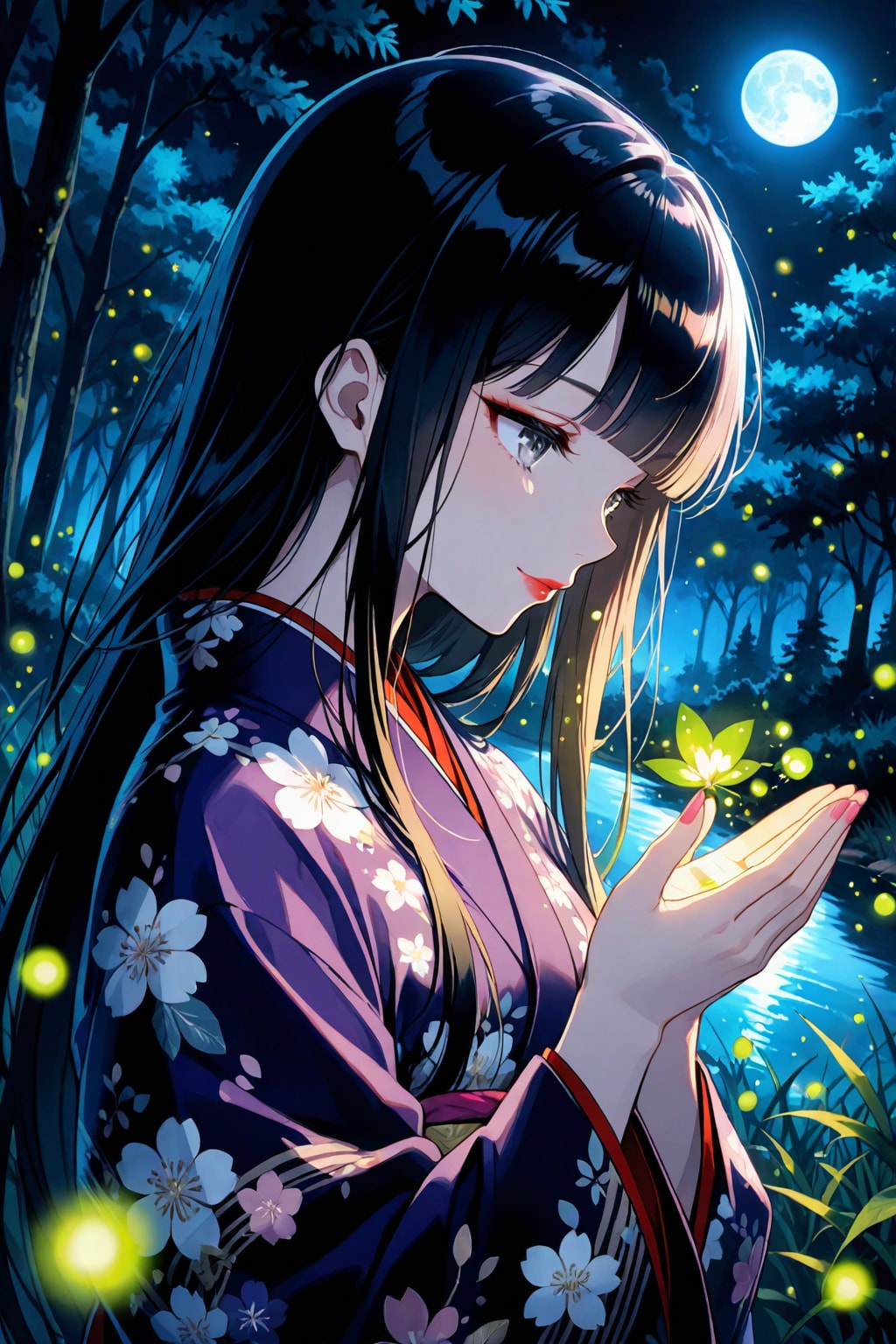 【没】蛍と月【違う、そうじゃない】