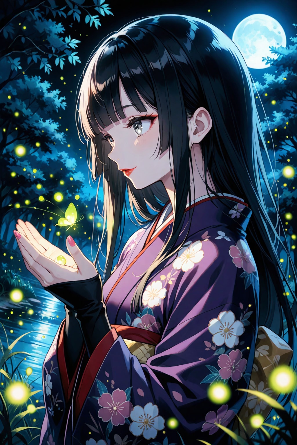 【没】蛍と月【違う、そうじゃない】