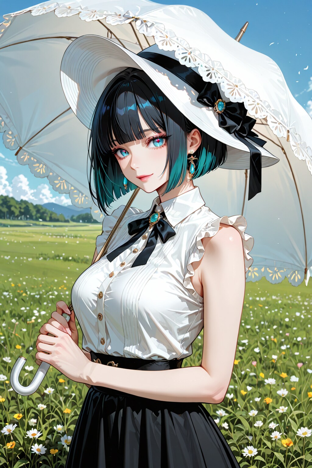ロングスカート愛好家さんのところの黒髪栞さん　その２