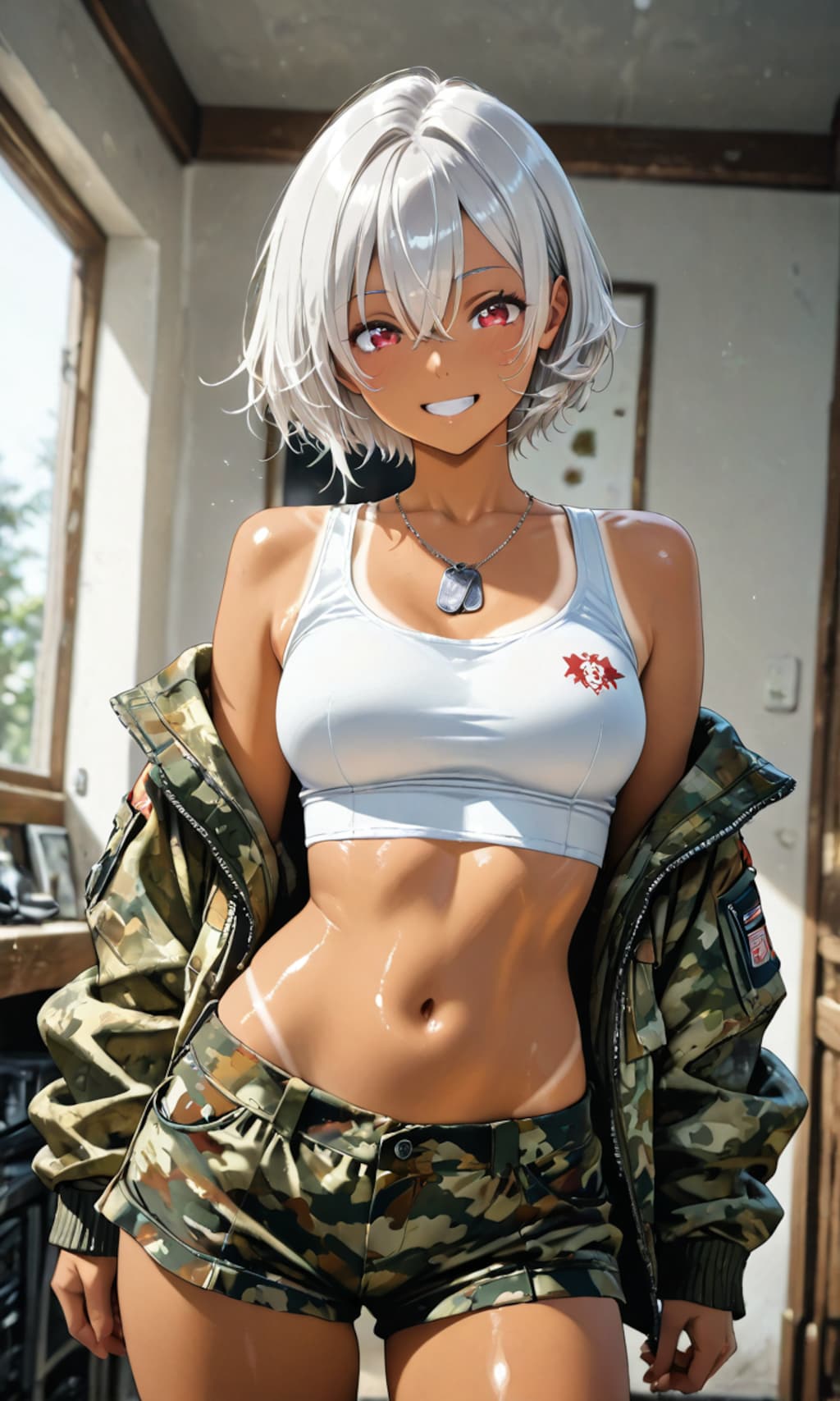 柳井冬華　ミリタリー