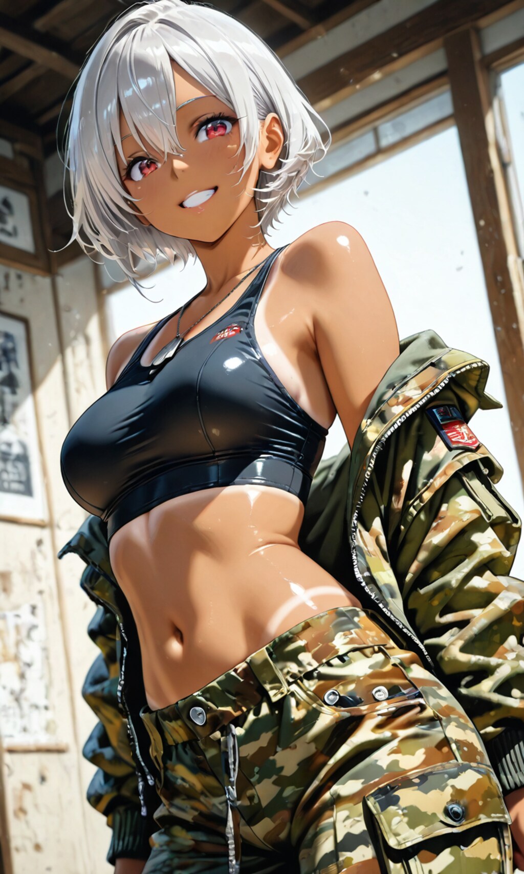 柳井冬華　ミリタリー