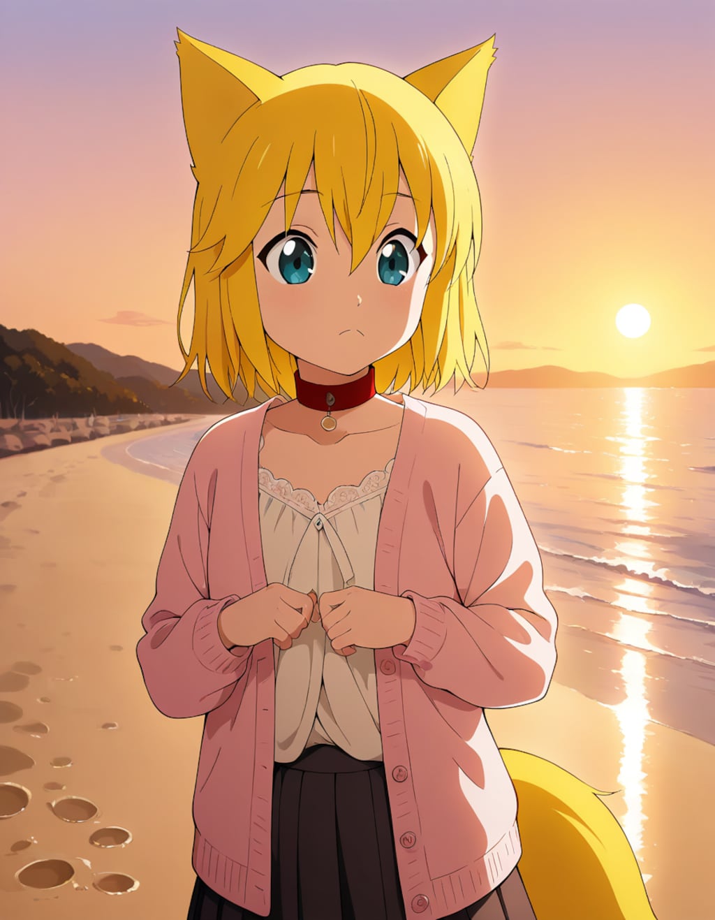 感情回路がバグったのか喜怒哀楽の表出方法を忘れてしまったかのごとく何とも言えない微妙な表情をするキツネ