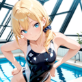 競泳水着だらけのアイドル 2枚目