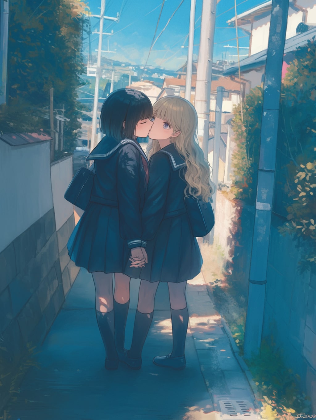 キスしたい二人のJK275