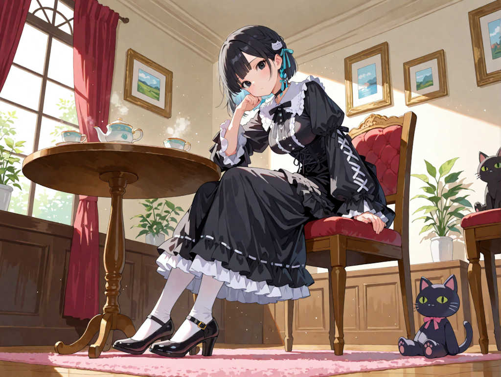 ゴスロリの凜猫ちゃん