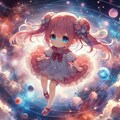 [3枚] 「宇宙のはじっこってどうなってるのかしら。もしかして永遠に終わりはないのか、それともループしてるのか。これを考えていると暇な時間は吹っ飛んじゃって夜も眠れなくなっちゃう！」 2枚目