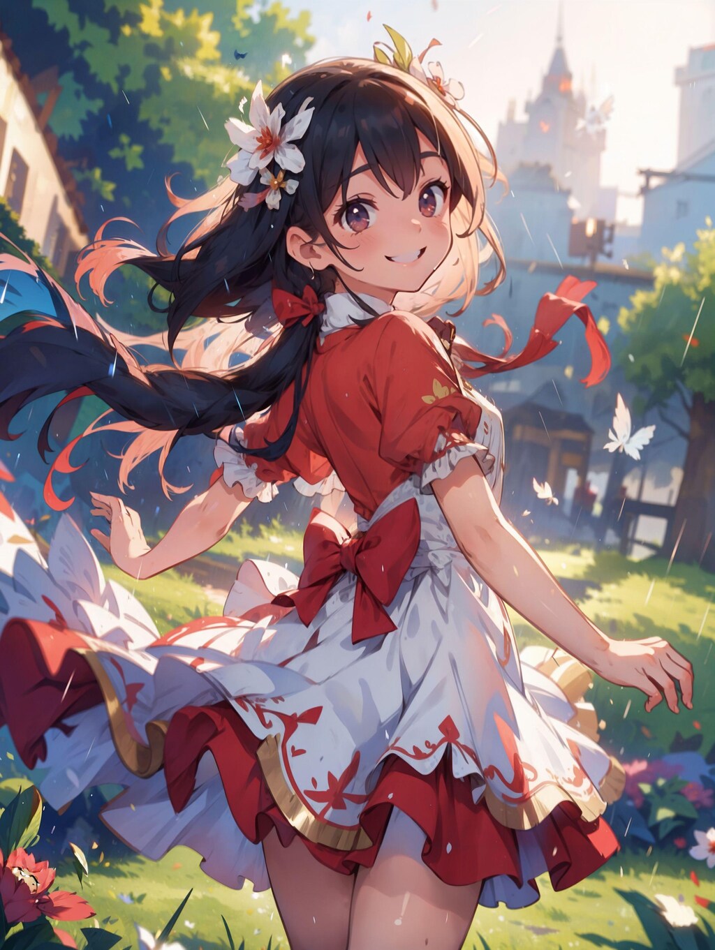 雨の中のダンス♪