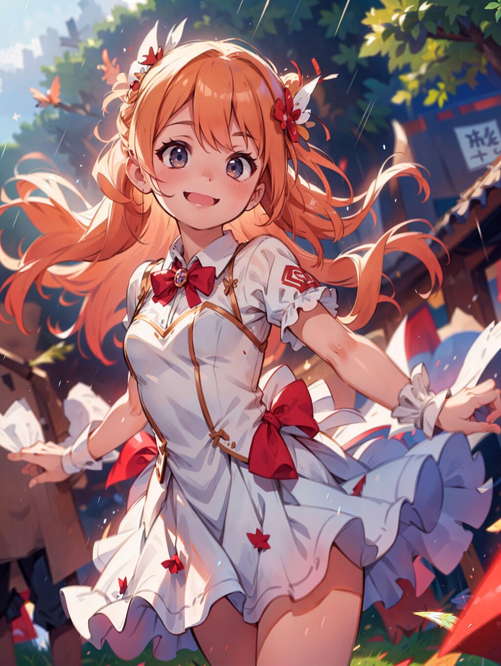 雨の中のダンス♪