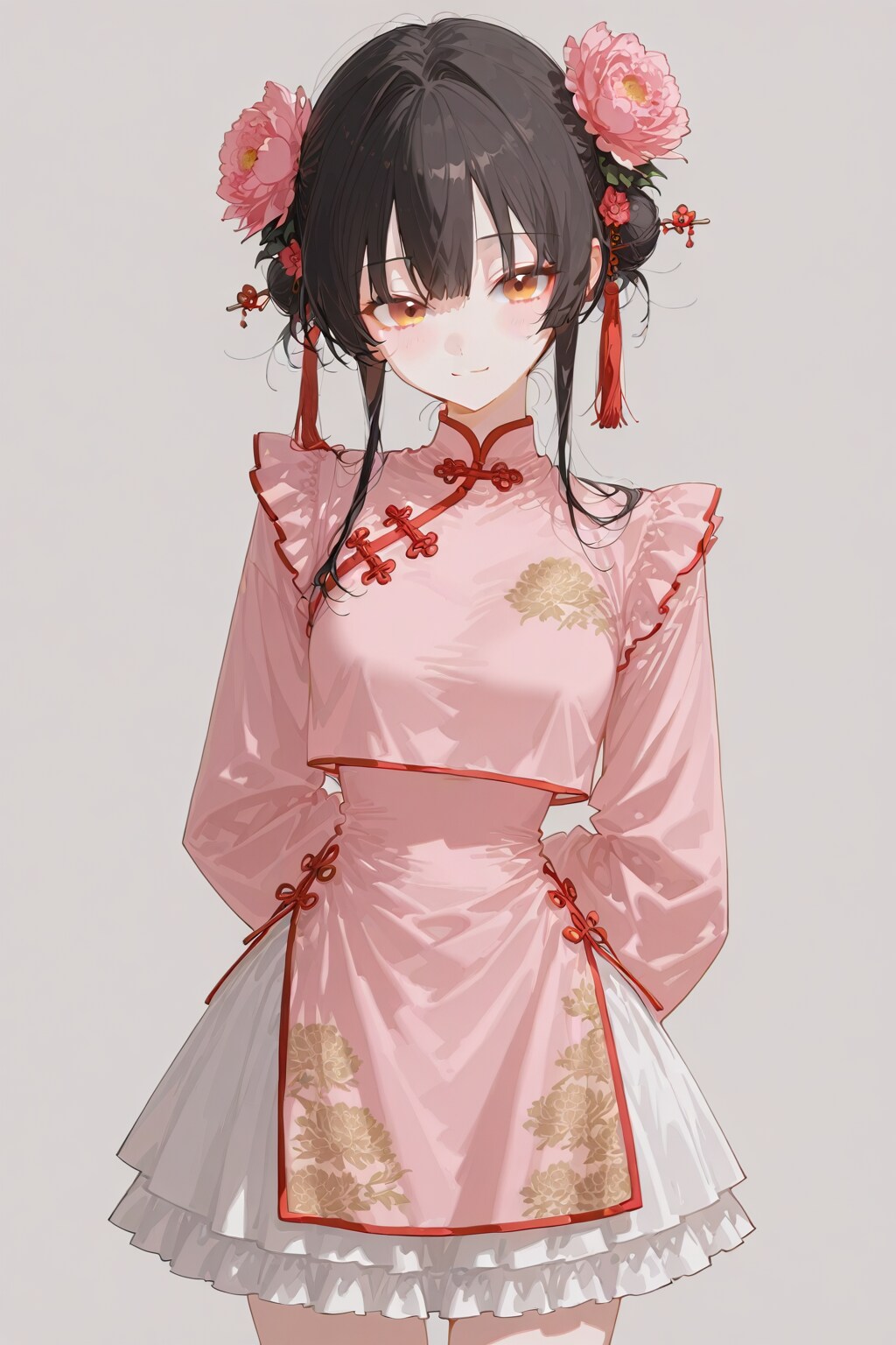 中華フリルドレス