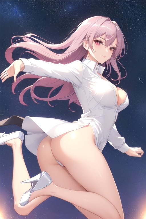 星空の下で舞う少女03