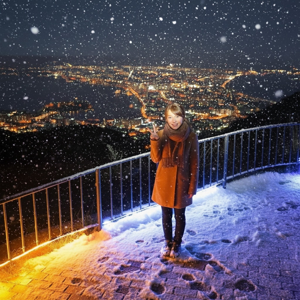 冬の函館観光 | の人気AIイラスト・グラビア