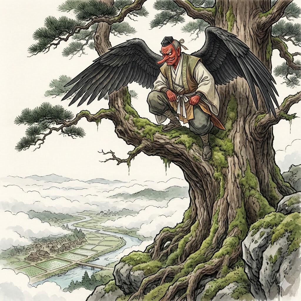 天狗 | の人気AIイラスト・グラビア