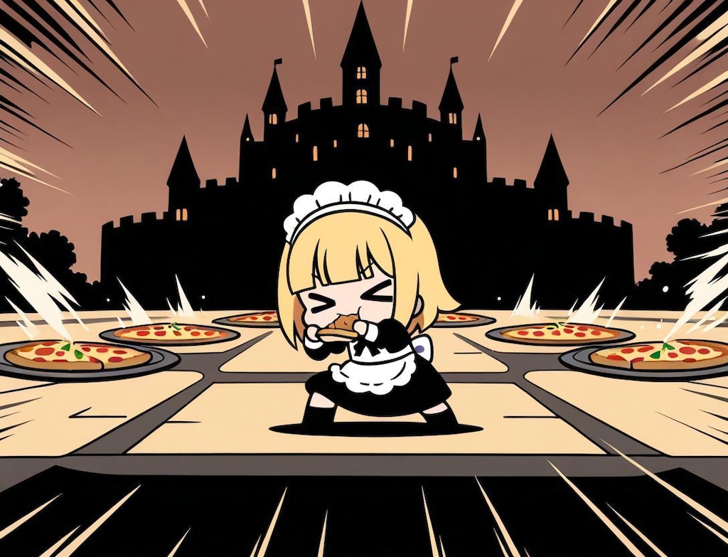 拠点絶対守護るマン系メイドちゃん🍕🍕