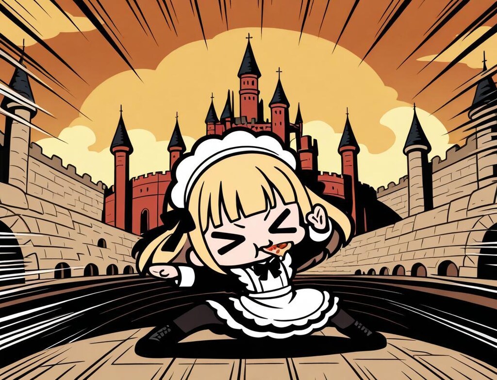 拠点絶対守護るマン系メイドちゃん🍕🍕