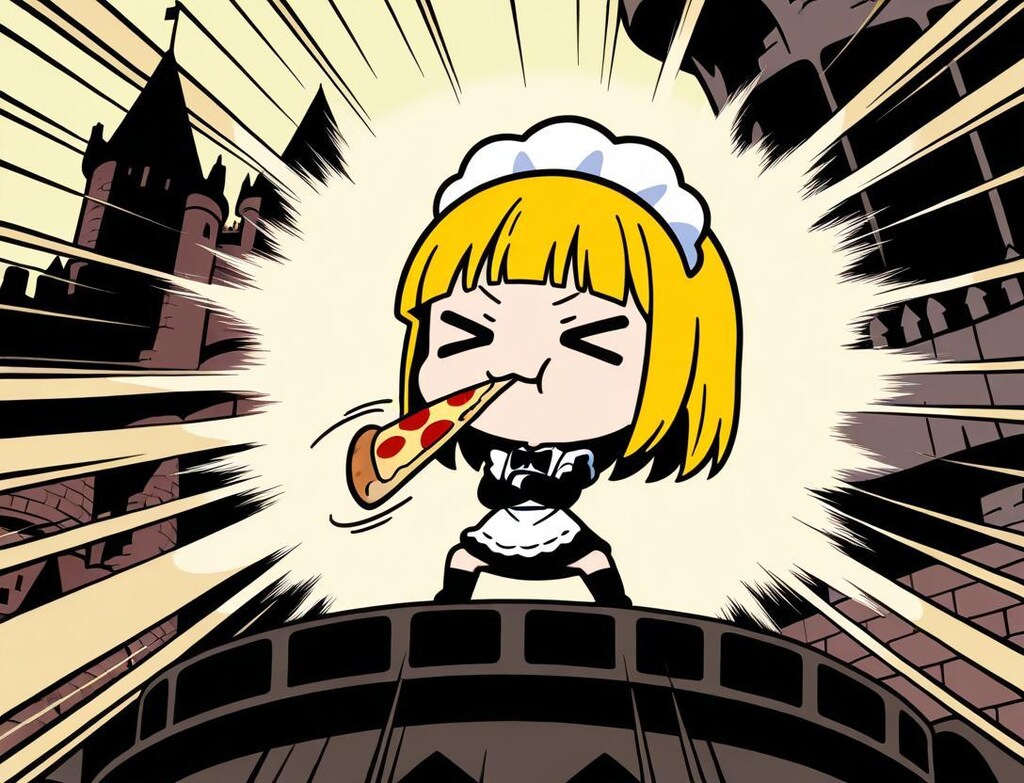 拠点絶対守護るマン系メイドちゃん🍕🍕