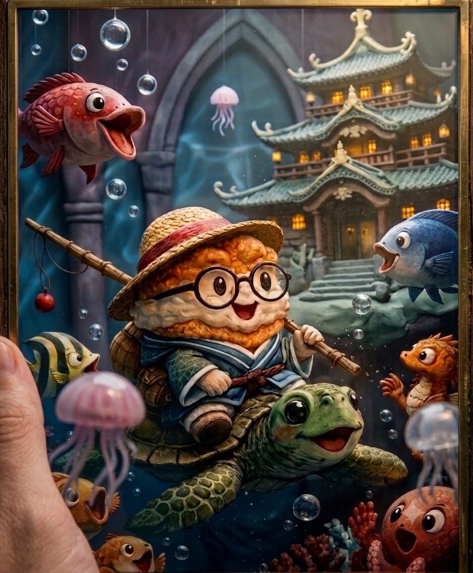 シュー島太郎の竜宮城への旅 | の人気AIイラスト・グラビア