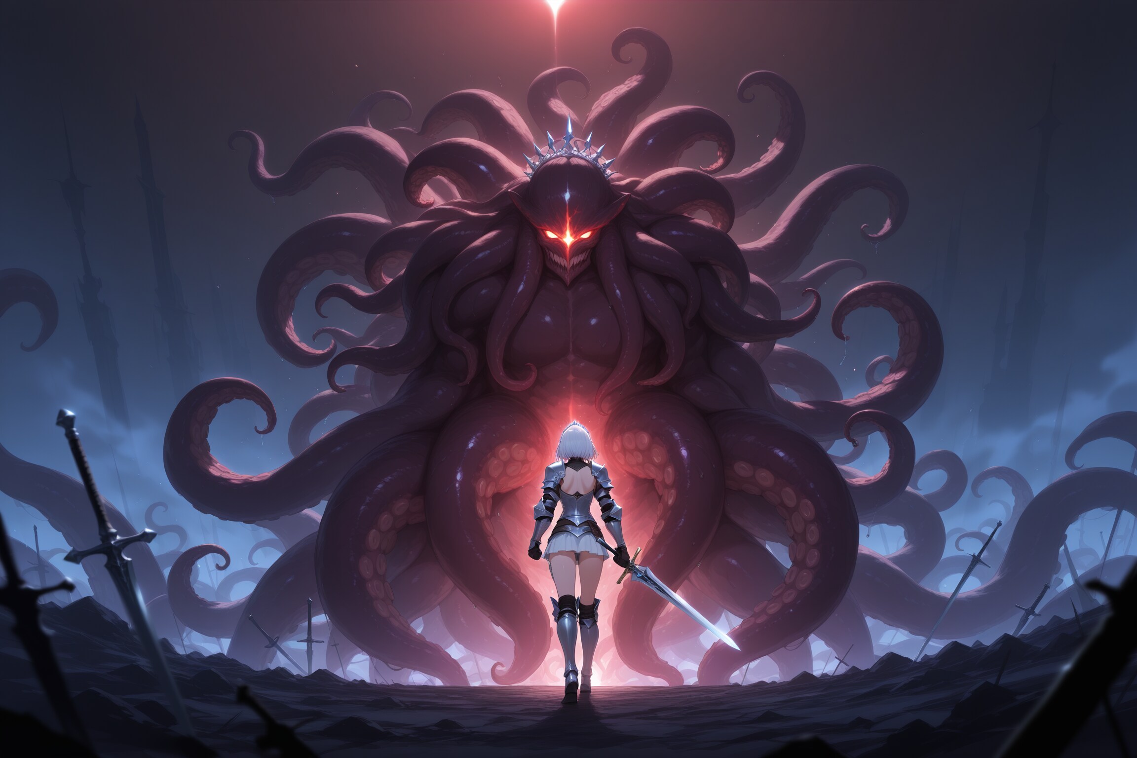 vs触手モンスター