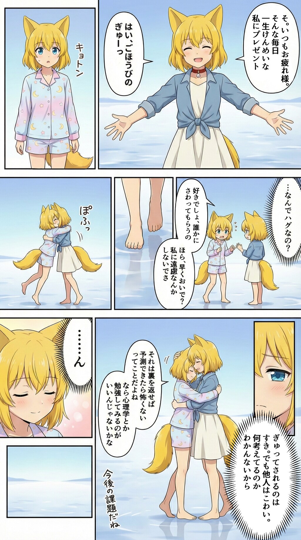 セルフ百合メンタルケアキツネ
