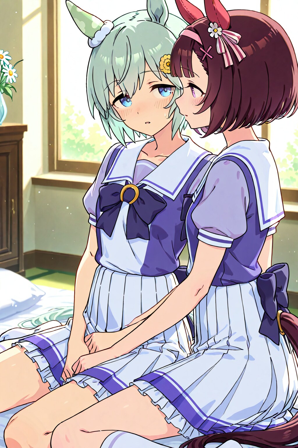 セイウンスカイとニシノフラワー
