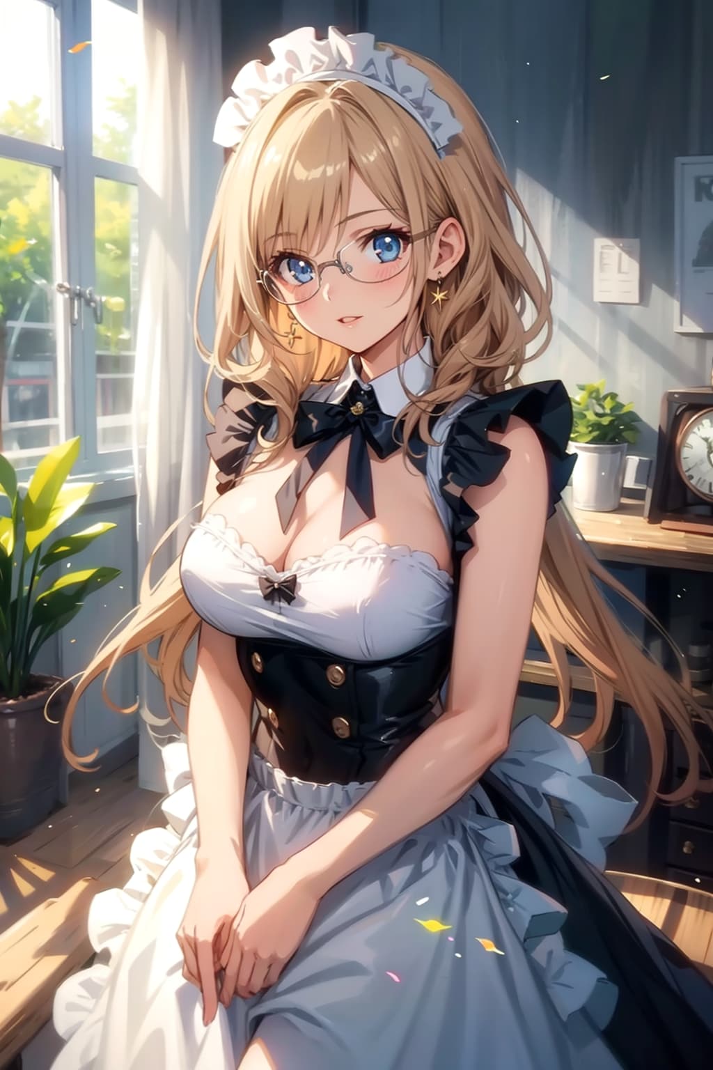 メガネ美少女メイド